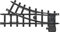 Hornby Ready to Play Right and Left Hand Manual Switches (2pcs). Track Pieces