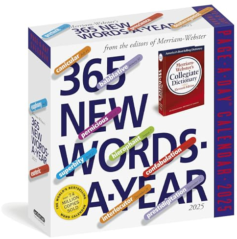 365 New Words-A-Year Page-A-Day® Calendar 2025: From the Editors of Merriam-Webster