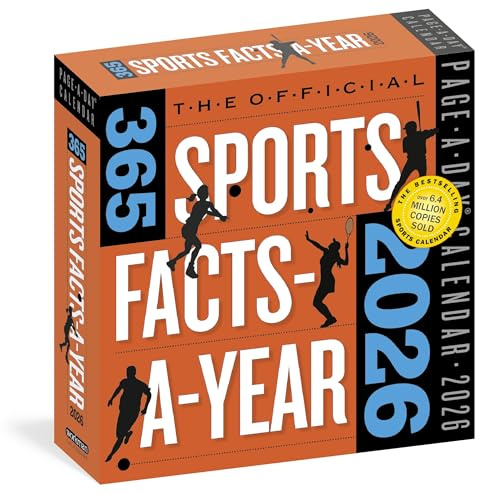 Official 365 Sports Facts-A-Year Page-A-Day® Calendar 2026: Trivia, Record-Breaking Facts, Come From Behind Wins & Quotes