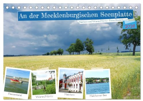 An der Mecklenburgischen Seenplatte Malchow und Waren/Müritz (Tischkalender 2026 DIN A5 quer), CALVENDO Monatskalender: Zwei wunderschöne Reiseziele in Mecklenburg-Vorpommern (CALVENDO Orte)