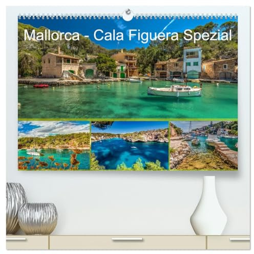 Mallorca - Cala Figuera Spezial (hochwertiger Premium Wandkalender 2026 DIN A2 quer), Kunstdruck in Hochglanz: Mallorcas Naturhafen Cala Figuera in schönsten Bildern dargestellt (CALVENDO Orte)
