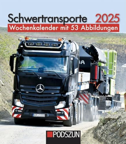 Schwertransporte 2025 Wochenkalender