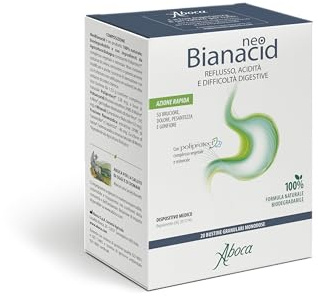 Aboca NeoBianacid 20 Sachets - Acidity, Reflux and Digestive Difficulty