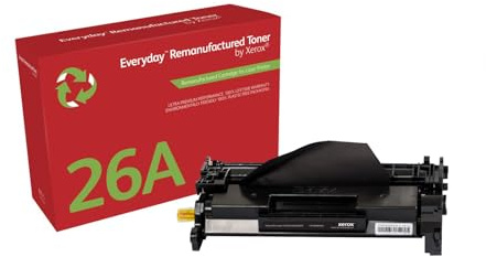 Everyday by Xerox Compatible HP 26A CF226A Black Toner, Standard Capacity, Remanufactured