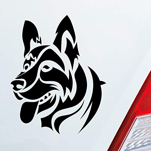 Hellweg Druckerei Deutscher Schäferhund Hund Schaeferhund Auto Aufkleber Sticker Heckscheibenaufkleber