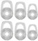 6 Clear Small Medium Large Eargels for PLANTRONICS Discovery 925 975 Wireless Bluetooth Headset Ear Gel Bud Tip Gels Buds Tips Eargel Earbud Eartip Earbuds Silicon Replacement Part Parts