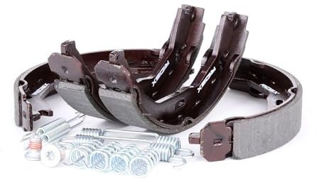 RIDEX 1419B0019 Handbremsbeläge ohne Hebel mit Zubehör Hinten Kompatibel mit MERCEDES-BENZ C-Klasse Limousine W204 0044208620 A0044208620
