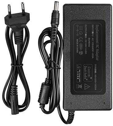 Nobsound DC 24V 6A Audio Power Adapter Power Supply for Digital Amplifiers; AC100~240V Power Brick for Amplifier
