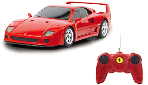 Ferrari F40 2,4GHz 1:24 - offiziell lizenziert, ca zu 1 Stunde Fahrzeit bei ca. 9 Km/h, perfekt nachgebildete Details, hochwertige Verarbeitung, Rot