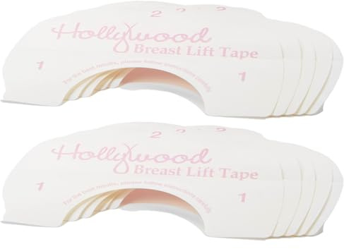 Hollywood Fashion Secrets Breast Lift Tape, Weiß, 2 Packungen