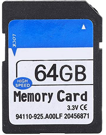 Tarjeta de Memoria SD con Adaptador 1G 2G 8G 16G 32G 64G, Tarjeta de Memoria Portátil de Alta Velocidad de Lectura y Escritura, Aplicable para MP3 MP4 Cámara SLR Máquina de Juego Altavoz(64G)