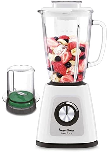 Blender Moulinex Blendforce LM436110 800 W avec Mini Hachoir Blanc