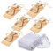 Amajoy Lot de 25 décapsuleurs dorés pour invités