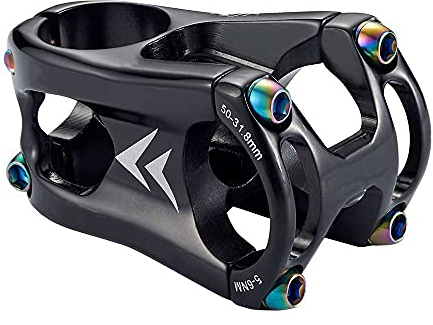 MEROURII 31,8 * 50mm Attacco Manubrio Bici, Attacco Manubrio Corto Alluminio MTB, Biciclette, Bici Strada