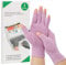 2-Pair Arthritis Compression Gloves for Alleviate Rheumatoid Osteoarthritis, Carpal Tunnel Raynauds Disease, Ease Muscle Tensi on Fingerless, Breathable & Moisture, Women and Men (Purple, Small)