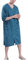 GaoYunQin Männer Kurzarm Reißverschluss Robe Nachthemd V-Ausschnitt Nachthemden Lose Nachtwäsche Hausmantel Bademantel mit Taschen (Color : Dark Green, Size : 3XL)