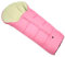 BambiniWelt by Rafael K. Fußsack [Winterfußsack für Kinderwagen] Buggy Schlitten Kuschelsack universal in Mumienform mit Lammwolle Größe anpassbar warm mit Reißverschluss waschbar (rosa)