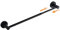 SHUNLI Porte-Serviettes Réglable 40CM à 66CM, Barre Porte Serviette Salle de Bain Mural, Noir, Acier Inoxydable SUS304