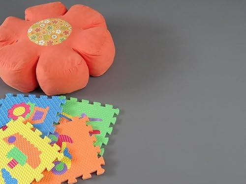 PVC Bodenbelag Vinylboden in Uni grau, Zuschnitt (4m breit, 3m lang)