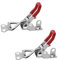 Toggle Clamp,2 pcs Adjustable Toggle Catch Toggle Latch Metal Clamps Quick Release Pull Latch Tools Clip Clamp Draw Latch, for Door Cabinet Box Case Trunk Tool Boxes 180kg 304 Stainless Steel