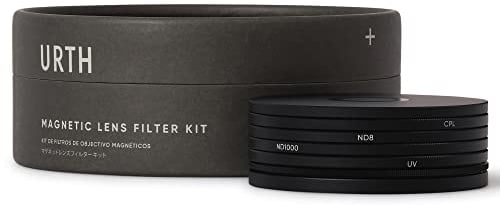 Urth 82mm Magnetisches UV, Polfilter (CPL), ND8, ND1000 Filter Kit (Plus+)