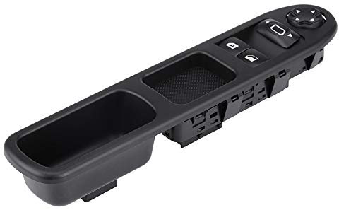 Commutateur de Lève-vitre électrique, Contrôleur de Lève-vitre en Plastique Robuste 6554.QC Remplacement pour Citroen C3 Picasso, pour Peugeot 207 CC