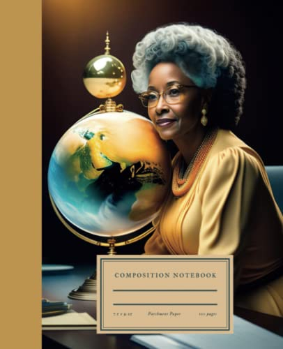 Notebook Journal For WOMEN & GIRLS - Katherine Johnson - NASA Mathematician form Hidden Figures - Women who changed the world - Graph Paper Notebook