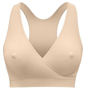 Medela Keep Cool Sleep Nahtloses Schwangerschafts- und Still-Bustier – BH ohne Bügel mit atmungsaktivem Rückenteil und Soft-Touch-Stoff