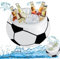 Glacière Gonflable de Grande,Mengger Seau De Football Gonflable Gonflables Plateau Gonflable Porte-Boissons Bar Flottant pour Plage Piscine Party