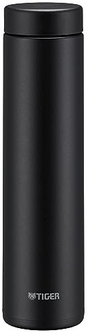 TIGER MMZ-W060KK Water Bottle, 20.3 fl oz (600 ml), White Water, Screw Stainless Steel Bottle, with Lid and Seal, Easy Wash, Easy Cap, Vacuum Insulated, Mug, Hot or Cold Insulated, Tumbler, Stone