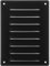 140x190mm Lüftungsgitter - Anthrazit Abluftgitter mit Insektenschutz Abluft Zuluft Metall Gitter
