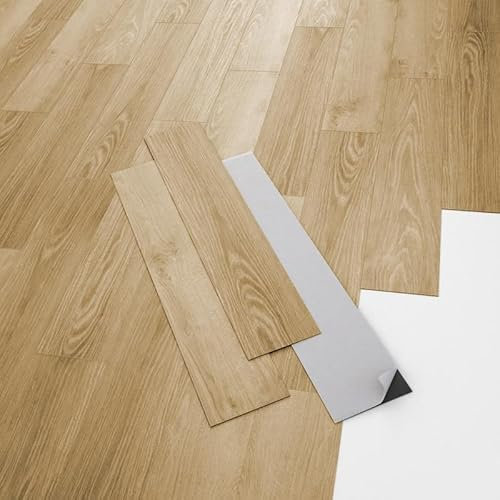 Pavimentos Arquiservi - Suelo Vinilo Autoadhesivo PVC - Pack 4 Cajas (20m²) - Diseño Roble Clásico - Impermeable y Antideslizante - Ideal para Hogar, Cocina y Baño