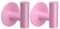 YUET 2 Stück Handtuchhaken Haken Selbstklebend Bad und Küche Handtuchhalter Bademantel Kleiderhaken Ohne Bohren SUS 304 Edelstahl Klebehaken für Haus, Bad, Büro (Rosa)