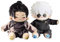 Xinchangda Geto Suguru/Gojo Satoru Anime-Figur, weiches Kissen, abnehmbare Kleidung, Wurfkissen, 40 cm, tragbar, dekoratives Kissen, Heimdekoration, 2 Stück