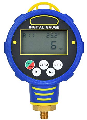 1/8 Zoll NPT Digitales Manometer Niederdruck-Klimaanlagen-Kältemittelwerkzeug R32 Mit Großem Bildschirm, Leicht Ablesbar Für WK-6881H, 6881L, 6882, 6884