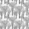 Veelike Papier Peint Fleuri Noir et Blanc Forêt Arbre Bohème Papier Peint Adhesif Mural 44,5cm × 300cm Papiers Peints Jungle Papier Peint Feuilles Noir Blanc Salon Collant pour Meuble Chambre Amovible