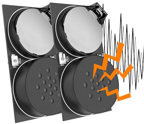 Yulokdwi 2 Stück Cricket Noise Maker Prank,Nerviges Geräusch Streich Gerät 7 Sounds Piep-Streichgerät, Lustiges Verstecktes Lästiges Piepser, Urkomisches Gag-Geschenk Für Freunde Und Fam