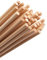 Mendi 50 baguettes en bois rondes 6 mm x 35 cm