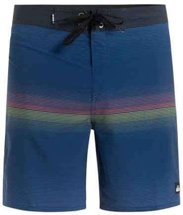 Quiksilver Herren SURFSILK Straight Leg 18 Boardshort, Estate Blue Connect, 33W