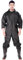 Wasserdichter Overall mit langen Ärmeln, Wathose for Angeln, Wathose mit Kapuze, Hose mit Stiefeln und Handschuhen, Set for Erwachsene, Angelbekleidung, Ausrüstungsanzug FüR Baustellen, Angeln, Bauern