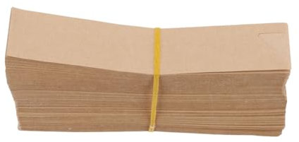 FUNOMOCYA 200pcs 15cm Kraft Paper Waterproof Chopsticks Pouches Portable Chopsticks Bags Restaurants Disposable Accessories