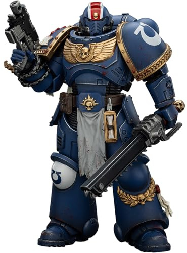 JOYTOY Warhammer 40k Space Marine 2, Ultramarines Lieutenant Titus-Collectors Edition 1/18 Action Figur，Sammeln Und Zeigen Modell