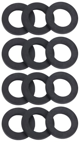 KooingTech 12PCS Wasserhahn Dichtungsringe, Gummidichtung Rund, Gummi Unterlegscheiben Ersatz Für Dichtung, (3/4)