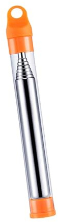 KAHDGSS Tragbarer 201-Edelstahl-Blasrohr-Rucksäcke, Starter-Gadget für Outdoor-Kochen, Camping, Wandern, Ausrüstung, verstellbare Länge, Kamin-Gebläse