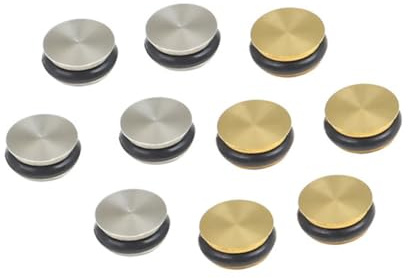 YARNOW 10 Stück Flötenzubehör Metall und Silikon Schalllochstopfen Reparatur Stöpsel für Offene und Geschlossene Querflöten Kompakt für Musiker und Flötenliebhaber