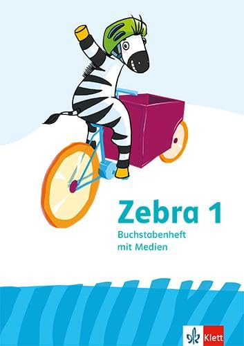 Zebra 1: Buchstabenheft mit Medien in Druckschrift Klasse 1 (Zebra. Ausgabe ab 2024)