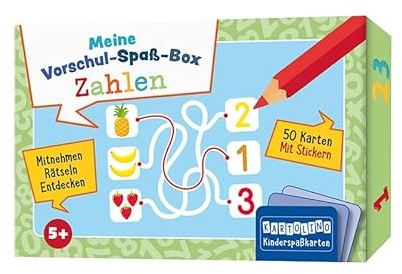 Meine Vorschul-Spaß-Box: Zahlen: Mitnehmen, rätseln, entdecken (KARTOLINO Kinderspaßkarten: Meine Vorschul-Spaß-Box)