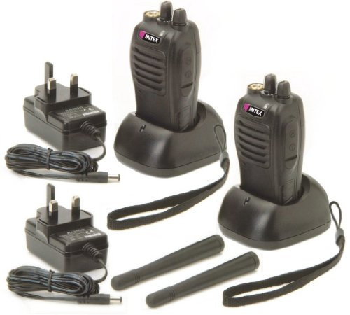MITEX SPORT VHF WALKIE TALKIE TWO WAY RADIO TWIN PACK