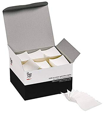 Peggy Sage - Boîte 1000 Serviettes Spéciales Démaquillage Ongles - 155411