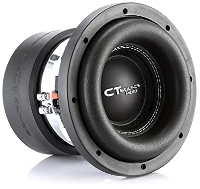 CT Sounds MESO-8-D4 1600 Watts Max 8 Inch Car Subwoofer Dual 4 Ohm